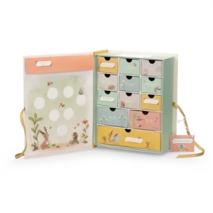 Coffret de naissance trois petits lapins