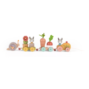 Grand train à  tirer les trois petits Lapins