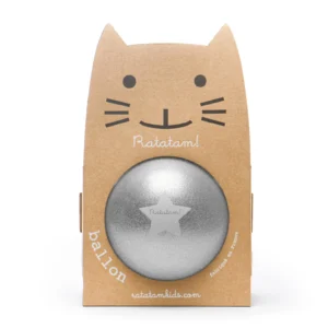 Ballon Argenté paillettes 15 cm