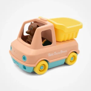 Camion-train de petit ours brun