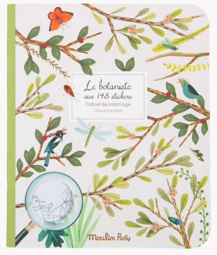 Cahier stickers - Le Botaniste - Le Jardin du Moulin