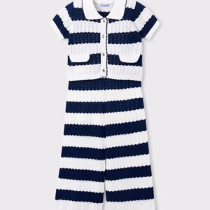 Ensemble marinière chic tricot