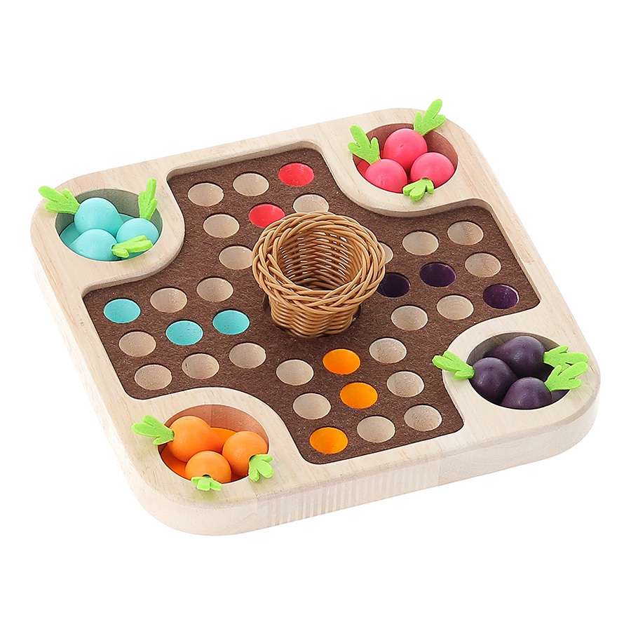 La course du potager jeu des petits chevaux