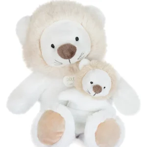 Doudou Lion blanc UNICEF Maman et bébé