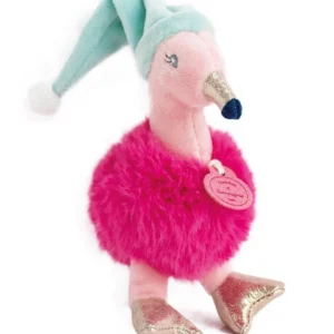 Doudou flamant rose petit