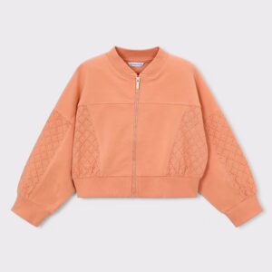 Veste sweat pêche