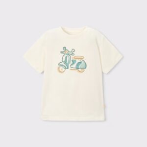 T-shirt scooter vert