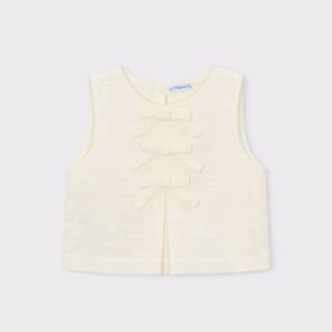 Top beige habillé