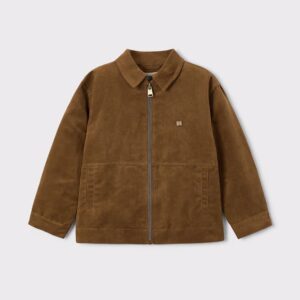 Veste en daim marron