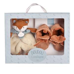 Coffret doudou chausson naissance Timo