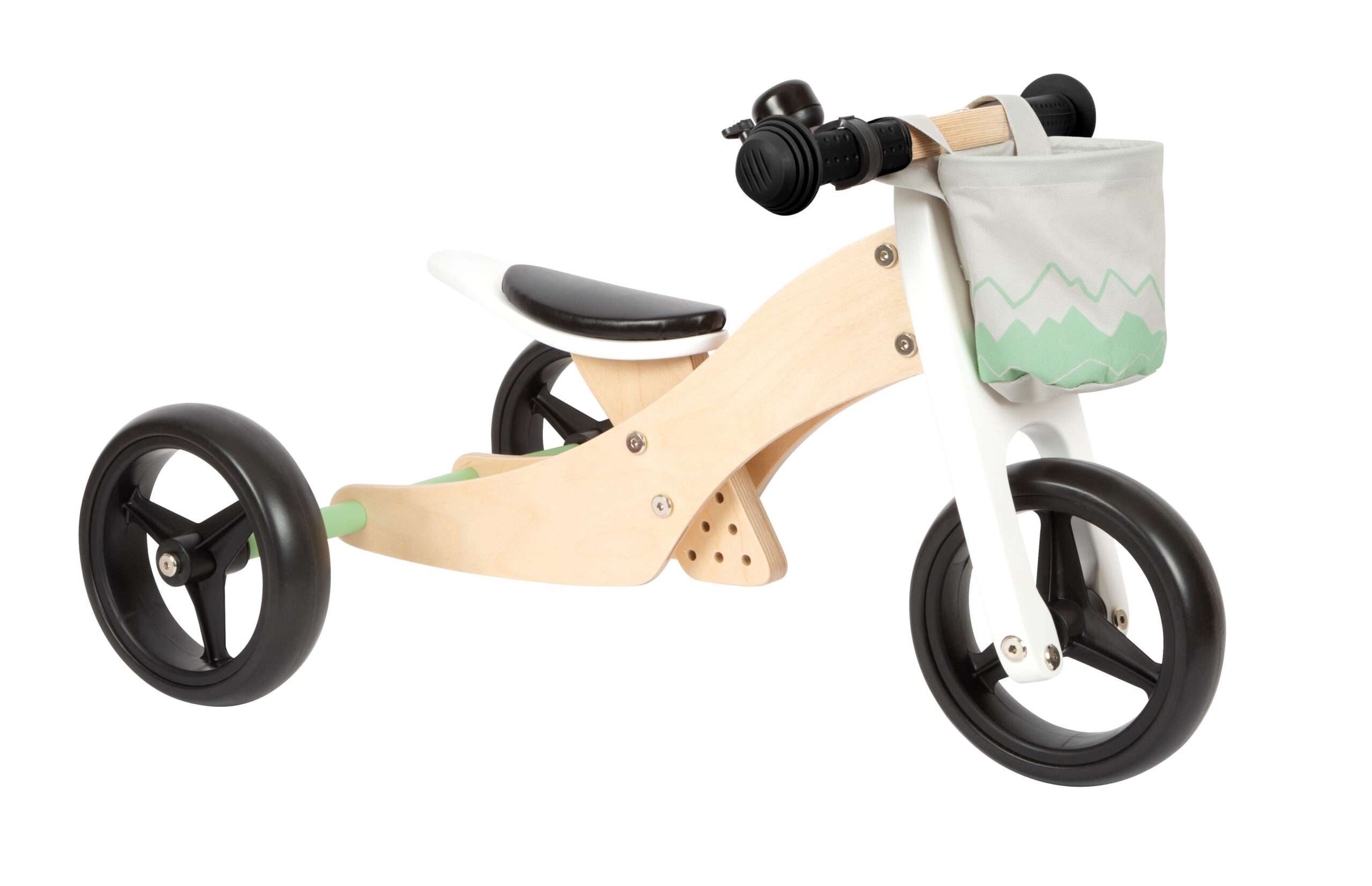 Draisienne et tricycle vert sauge – Image 3