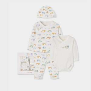 Ensemble 4 pièces thème Animaux