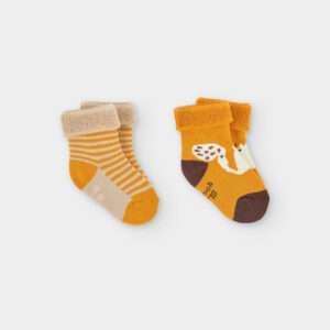 Chaussettes moutarde bébé