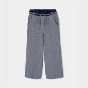 Pantalon gris motifs chevrons