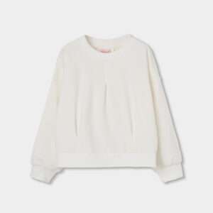 Pull blanc à dos étoilé