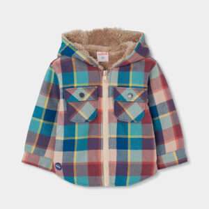 Manteau chemise à carreaux