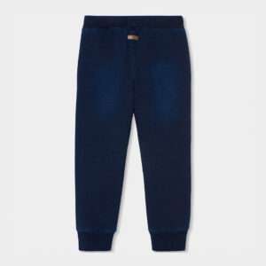 Pantalon jogger bleu marine avec lacets