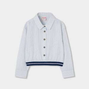 Chemise rayé bleu ciel