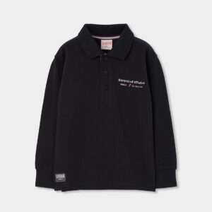 Polo noir "recording studio"