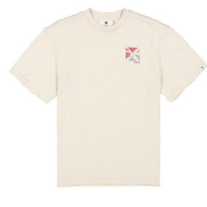 T-shirt manches courte écru à imprimé buildings