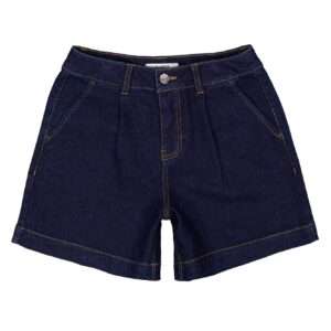 Short en jeans bleu foncé