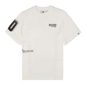 T-shirt manches courtes blanc avec imprimé au dos