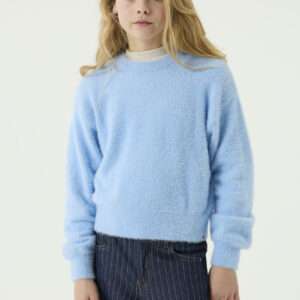 Pull en laine bleu ciel