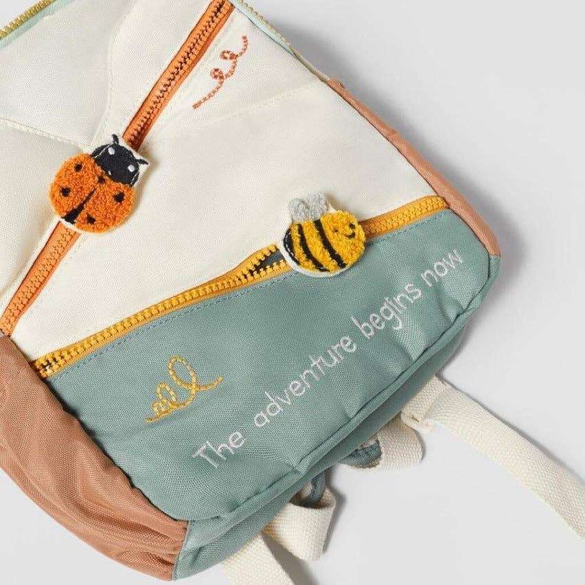 Sac à dos léger et coloré abeille et coccinelle – Image 3