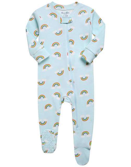 Pyjamas grenouillères arc-en-ciel pour bébés et enfants