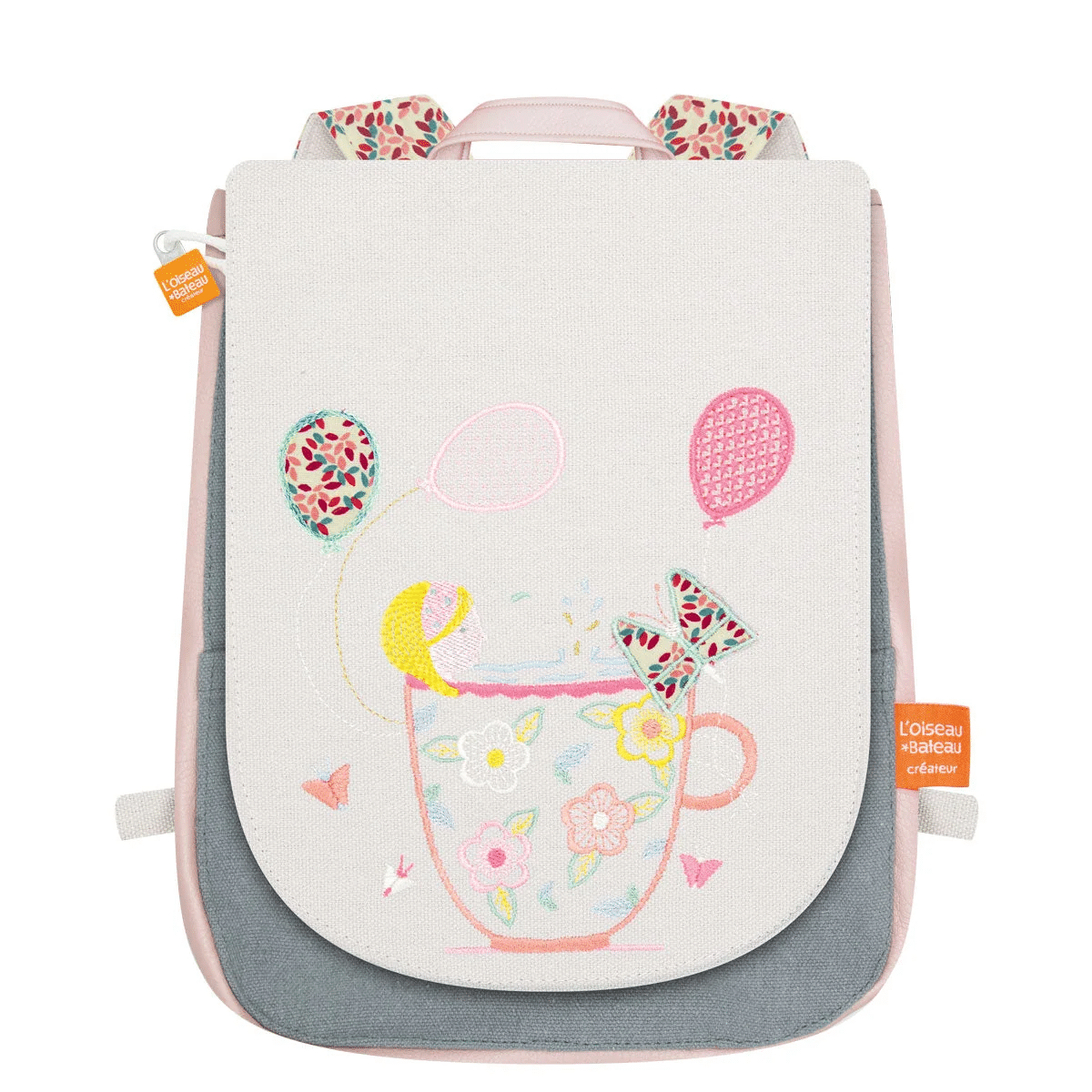 Sac à dos à personnalisé enfant - La Fille à la tasse