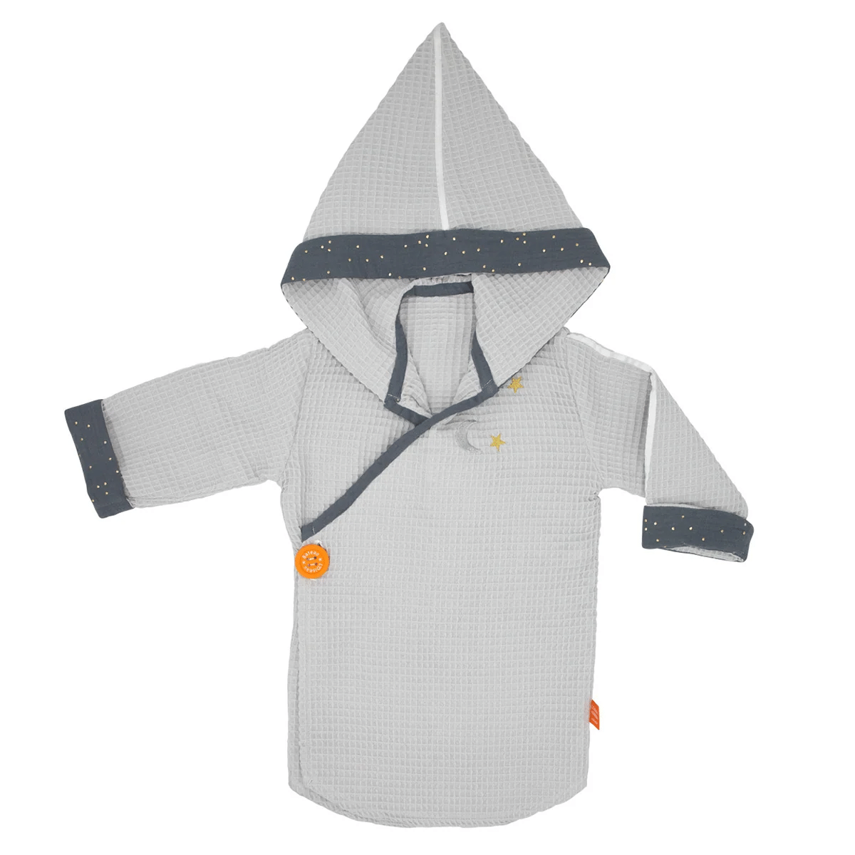 Peignoir enfant 2/4 ans - Kimono Gris