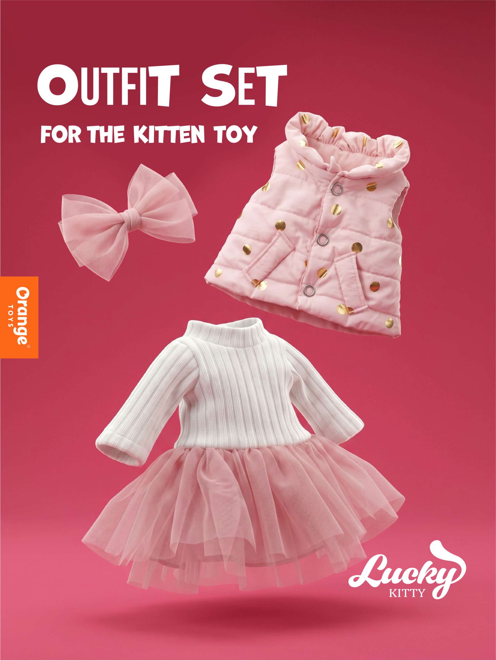 Ensemble de vêtements Lucky Kitty : Rêves poudrés