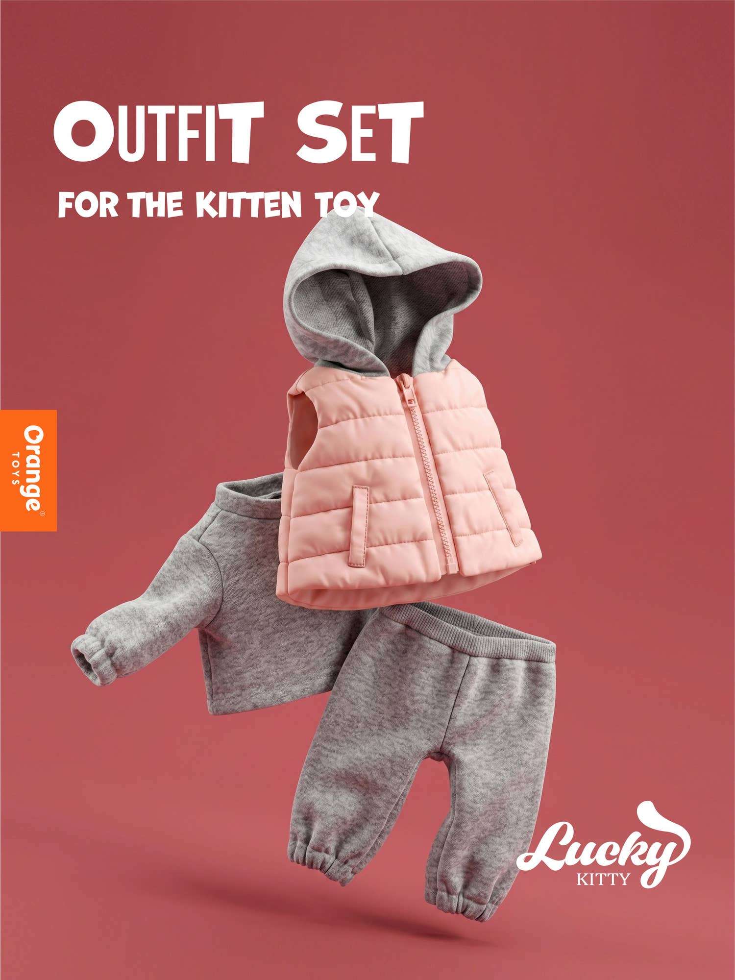 Ensemble de vêtements Lucky Kitty : Marche sportive