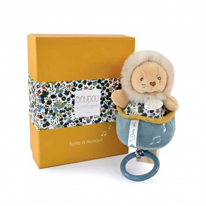 Peluche musicale Lion - BOH'AIME - 20 cm