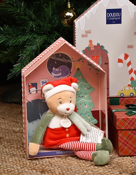 Doudou Farceur & sa maisonnette - Cannelle Lutin Farceur 27 cm