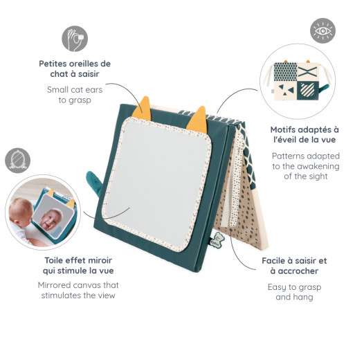 Miroir sensoriel pour bébé