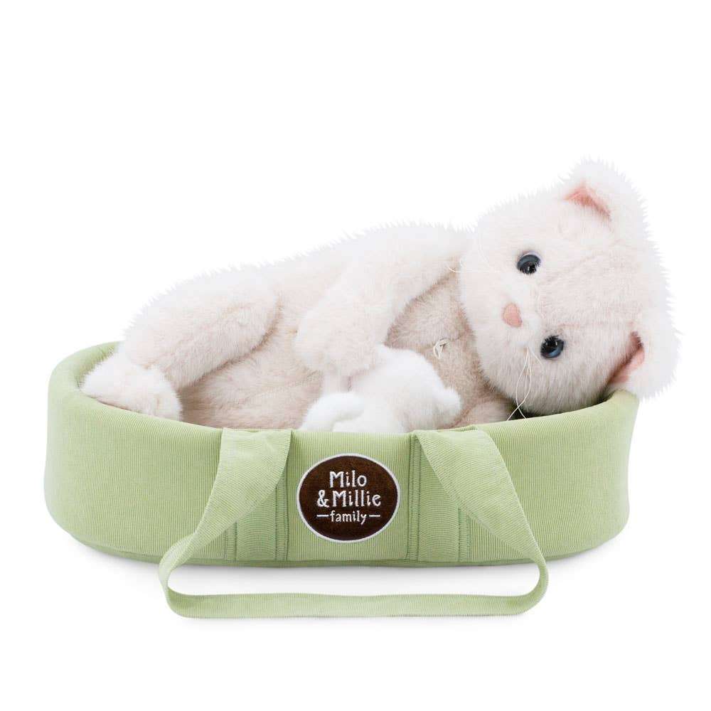 Peluche de Milo & Millie, Millie Blanc (40 cm) - 0+