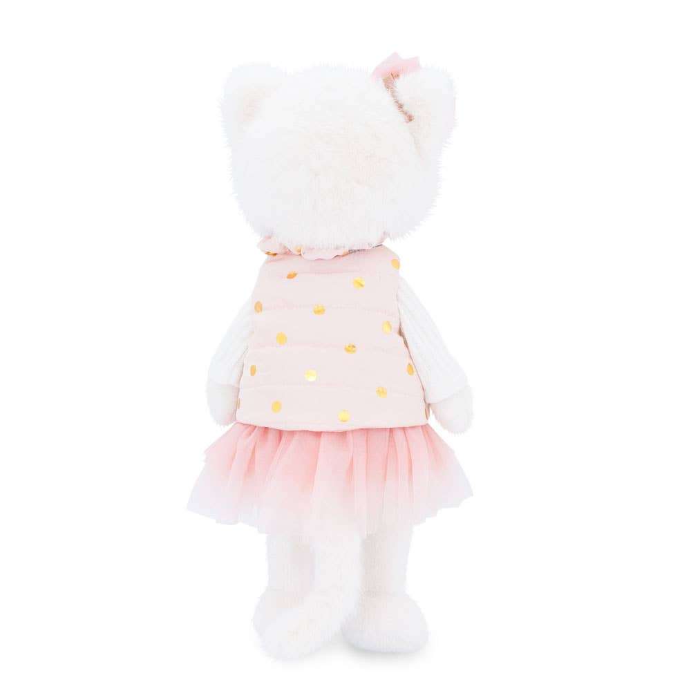 Peluche Lucky Kitty veste a pois – Image 6