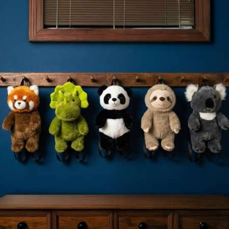 Sac a dos enfant Panda roux - 28 cm - Podcoll – Image 2